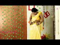 How to drape fancy saree with fancy blouse/Saree draping in home/Saree draping new style Snehabeauty