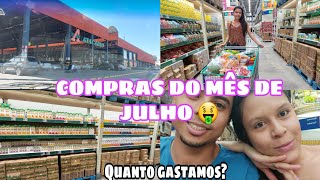 Compras Do Mês De Julho Para 4 Pessoas Supermercado Atacadão Quanto Gastamos No Supermercado?