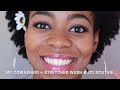 My Cowashing + Stretched Wash & Go Routine (ft. Shea Moisture) - 4C Natural Hair - (Requested)