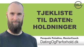 Tjekliste til daten: Holdninger