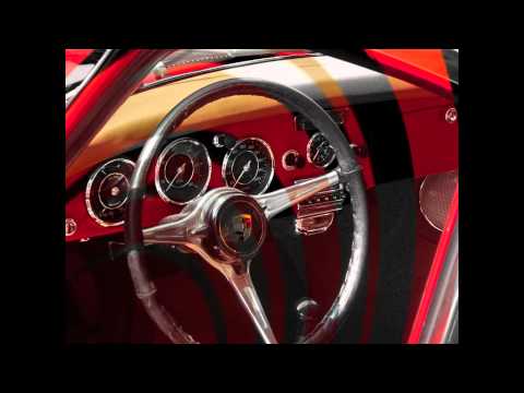 Red Porsche 356 Super 90 engine sound Prawie jak Syrena Sport 