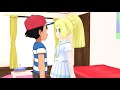 Ash and Lillie kiss