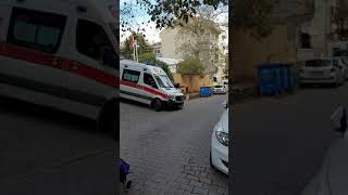 Ambulans sesi gerçek ışıklı ambulans siren sesi 🚑🚔سيارة إسعاف صفارة الإنذار سيار