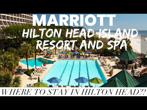 Marriott Hilton Head Island beach resort and spa! Winter 2021 video review of the grounds and pool