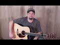Easy Beginner Songs on Acoustic Guitar - Lesson - Coldplay - Fix You - How to Play