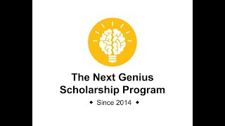 The Next Genius Scholarship Program 2020-21
