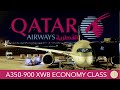 Qatar Airways A350 Doha ✈ Philadelphia Economy Class Trip Report