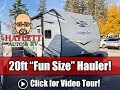 (Discontinued) Octane 161 Smaller Toy Hauler Jayco Travel Trailer, Updated 2020 Model