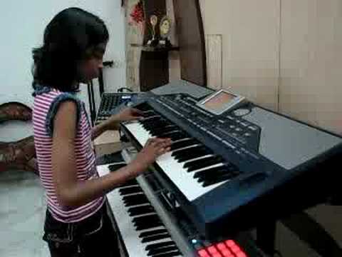 INDIAN GIRL PLAYING KEYBOARD HINDI INSTRUMENTAL MUSIC - Classic...