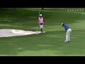 Hideki Matsuyama converts a 21-foot putt for birdie at Crowne Plaza