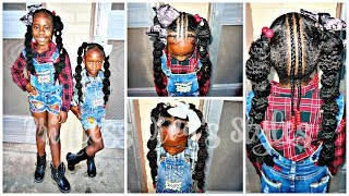 Girls Quick & Easy Hairstyle | Children's Natural Hair Care
