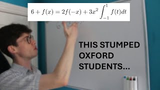 This Oxford Integral Question STUMPED Students
