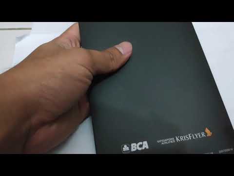 Unboxing Kartu Kredit BCA Singapore Airlines Visa Infinite