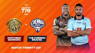 Match 26 HIGHLIGHTS | Northern Warriors vs The Chennai Brave | Day 11 | Abu Dhabi T10 Season 5
