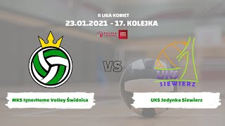 MKS IgnerHome Volley Świdnica vs. UKS Jedynka Siewierz (2. Liga Kobiet) - LIVE