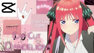Dandelions Short Amv Cap Cut Edit