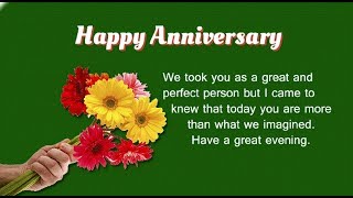 Happy Anniversary Quotes, Wishes, Messages, SMS, Greetings And Saying With Anniversary Flowers