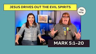 Grant Kids Lesson - Jesus Drives Out the Evil Spirits - February 14th