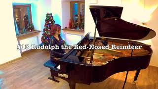Musical Advent Calendar - #13 Rudolf the Red nosed reindeer - piano cover by Alina Pisleaga