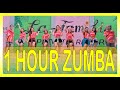 1 HOUR RETRO DANCE WORKOUT | 80's and 90's Hits | Dance Fitness |  ZUMBA