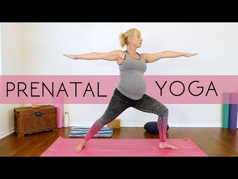 Prenatal Yoga for Beginners, All Trimesters, Weight Loss & Flexibility for Healthy Moms - YouTube