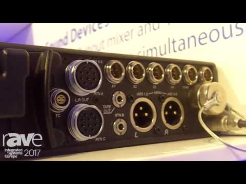 ISE 2017: Dan Dugan Features Sound Devices 688 Field Audio Recorder With Dan Dugan Automixing