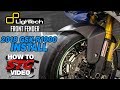 Lightech 2018 Suzuki GSX-R1000 Carbon Fiber Front Fender Install | Sportbike Track Gear YouTube Video