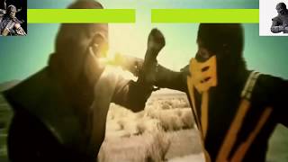 Scorpion Vs Noob Saibot With Healthbars Mortal Kombat