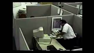 Man Breaking Computer