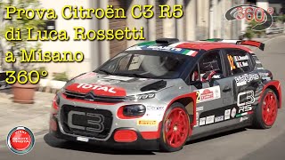 360° 4K VIDEO | Alfonso Rizzo guida la Citroën C3 R5 2019 di Luca Rossetti