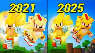 Evolution Of Minecraft Sonic 2021-2025