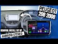 How to Remove Original Stereo Peugeot 208 2008 and Install Android Head Unit