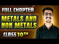 Metals and Non metals FULL CHAPTER | Class 10th Science | Chapter 3 | Udaan