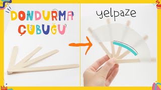 Dondurma Çubuğundan Yelpaze Yapıyoruz Briko Ile Hepi Kendin Yap - Diy - Çocuk Aktiviteleri