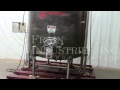 Cherry Burrell Model CV, 3000 Gallon, single wall stainless steel mixing tank 5F9673