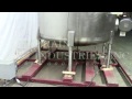 Video Cherry Burrell Model CV, 3000 Gallon, single wall stainless steel mixing tank 5F9673