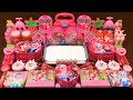 Series PINK FROZEN Slime! Mixing Random Things into GLOSSY Slime! Satisfying Slime Videos #27