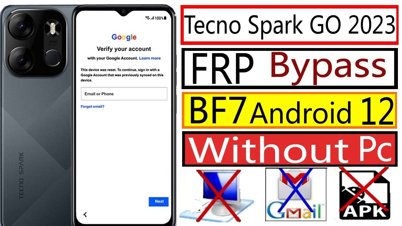 All Tecno BF7 Spark Go 2023 FRP Unlock Bypass 2023 New All Tecno BF7 Spark Go 2023 FRP Unlock Bypass 2023 New