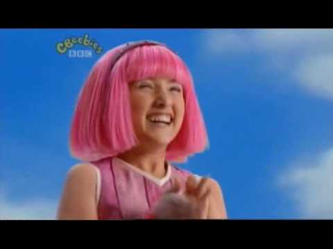 Girl  on Lazy Town Theme   Intro   Music   Titles   Cbeebies   High Q