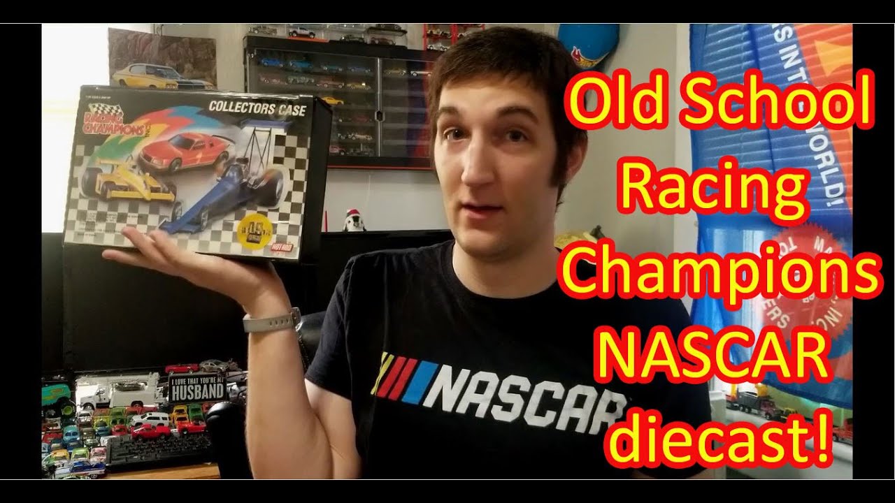 NASCAR Racing Champions old school diecast cars, cards, and case!