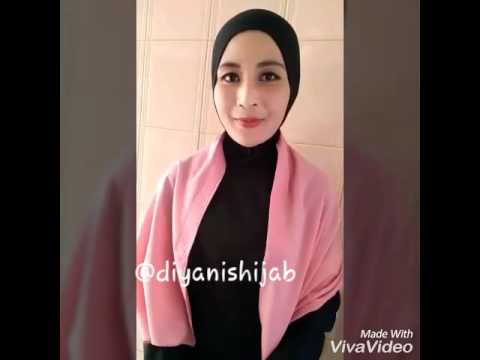 Tutorial hijab #1, pasmina anti tembem Hijab by @diyanishijab (Pasmuna antem Sofia) Model by @anisoktiana.