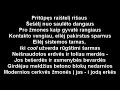 LT - Nesugalvojau pavadinimo (lyrics on screen)