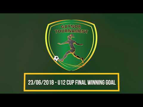 Gaynor Tournament: U12 Cup Final winning goal!