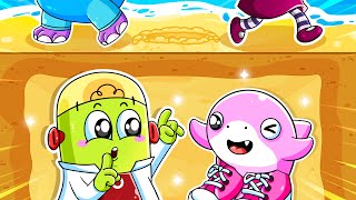 I Build Secret Room Under The Beach Funny Cartoon For Kids By Matt, Not Again