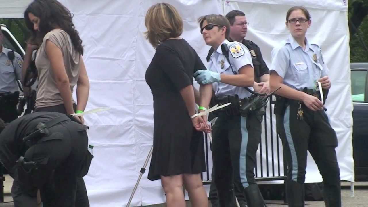 Woman arrested in front of White House - a photo on Flickriver