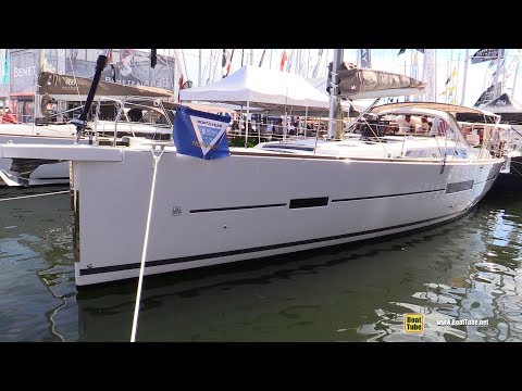 2018 Dufour 520 Grand Large - Deck and Interior Walkaround - 2017 Annapolis Sail Boat Show