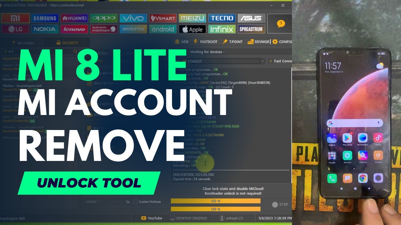 mi 8 lite mi account remove unlock tool ✔️ mi 8 lite mi account remove unlock tool ✔️