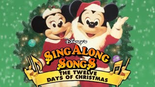 Disneys Sing-Along Songs The Twelve Days Of Christmas Vhs 1993