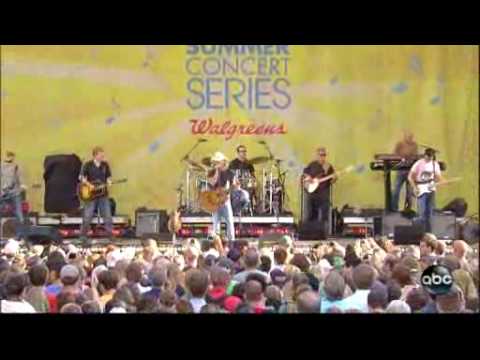 Kenny Chesney - Out Last Night - Good Morning America 08/14/09