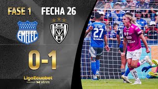 Resumen Completo Emelec 0-1 Independiente Del Valle Liga Ecuabet Serie A - Fecha 26